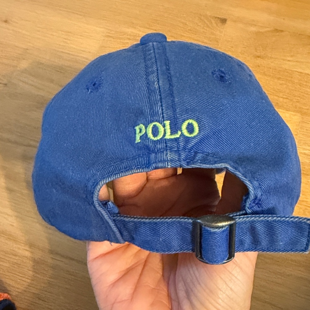 Toddler Iconic Polo by Ralph Lauren Big Pony Logo Baseball Hat, size: 2T-4T - Picture 4 of 6